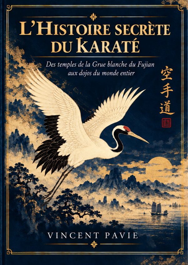Couverture de L'Histoire Secrète du Karaté, par Vincent Pavie